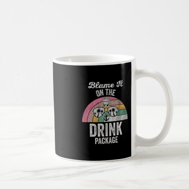Skyll på drinkpaketet kryssning  kaffemugg (Höger)