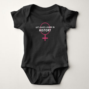 Skylt för kvinnlig Gender - markera i historikcita T Shirt