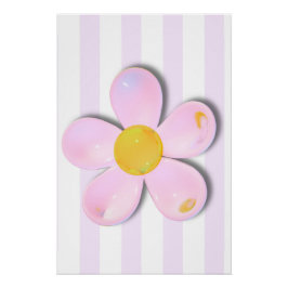 Skylt för Rosa Ballong Tusenskönas Nurseries och B Perfect Poster