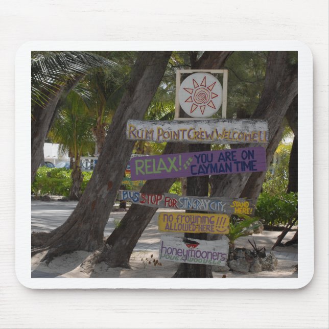Skylt Rum Point Grand Cayman Musmatta (Framsidan)