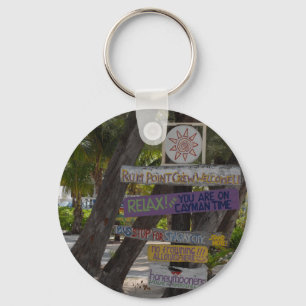 Skylt Rum Point Grand Cayman Nyckelring