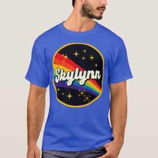Skylynn Rainbow in Space Vintage Stil T Shirt