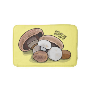 Skymda tecknad illustration badrumsmatta