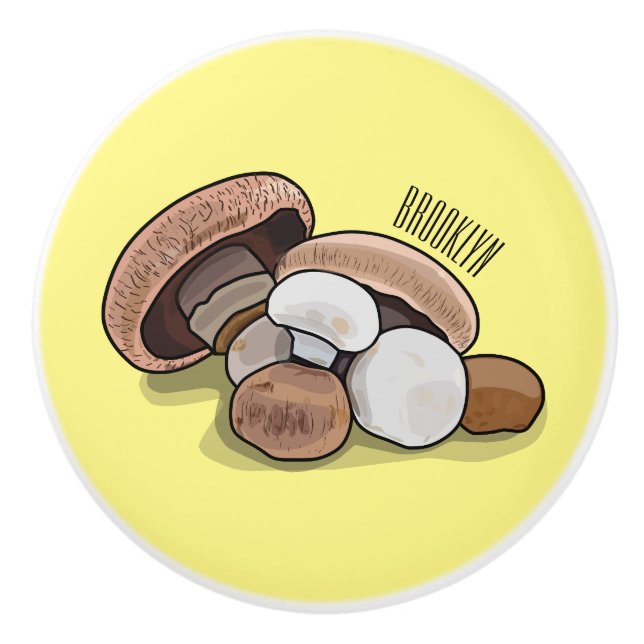 Skymda tecknad illustration knopp (Framsidan)