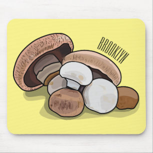 Skymda tecknad illustration musmatta