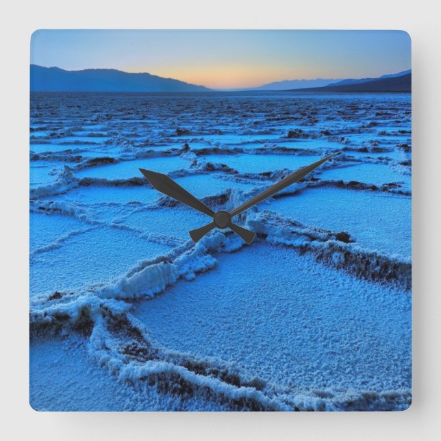 skymning Death Valley, Kalifornien Fyrkantig Klocka (Framsida)