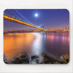 Skymning George Washington BridgePalisades, NJ. Musmatta