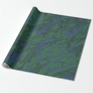 Skymning gröna Camo Presentpapper
