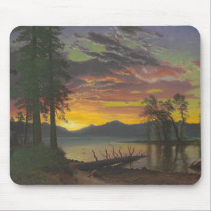 Skymning Lake Tahoe, c.1870s (olja på kanfas) Musmatta
