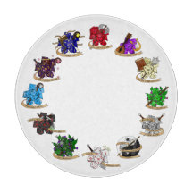 Skymning och drakmer av klass Dice-design