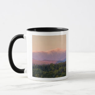 Skymning och Mount Washington i New Hampshire Mugg