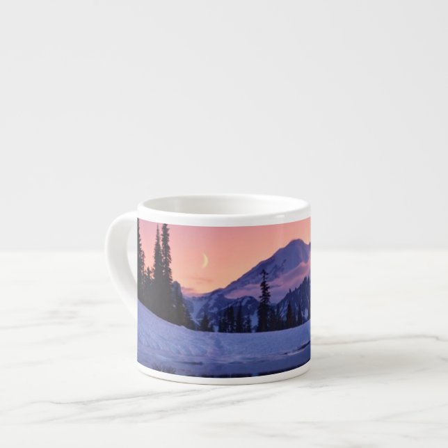 Skymning, Tarn och växande måne Espressomugg (Framsida vänster)
