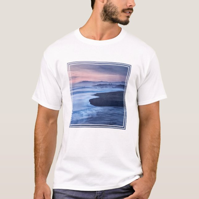 Skymning vid Moonstone Beach T Shirt (Framsida)
