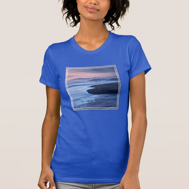 Skymning vid Moonstone Beach T Shirt (Framsida)