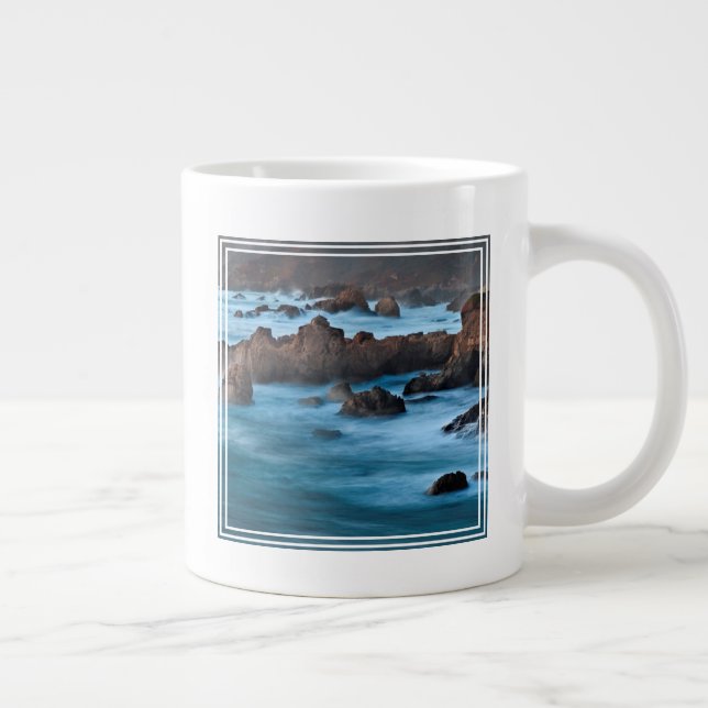 Skymning vid Soberanes Cove Jumbo Mugg (Höger)