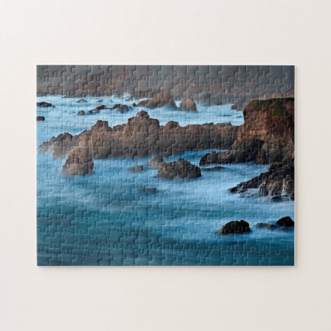Skymning vid Soberanes Cove Pussel (Horisontell)