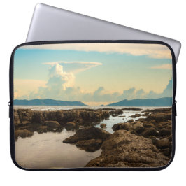 Skymning vid tidvattenpölarna vid Cabrillo Beach Laptop Fodral