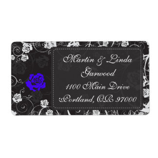 Skymningblåttsändningsetikett v2 fraktsedel