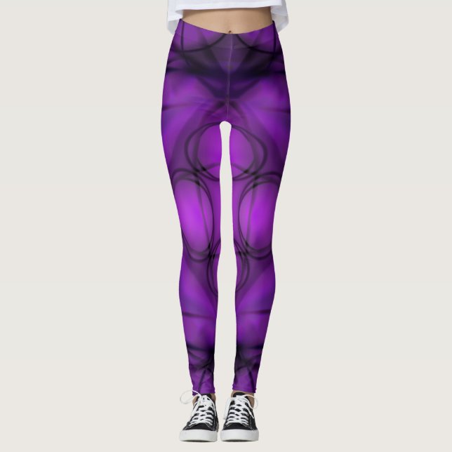 Skymningblom Leggings (Framsida)