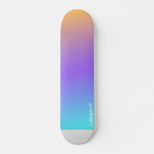 Skymnings solnedgång mini skateboard bräda 18,5 cm