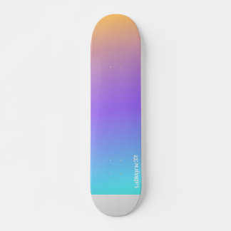 Skymnings solnedgång mini skateboard bräda 18,5 cm