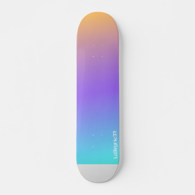 Skymnings solnedgång mini skateboard bräda 18,5 cm (Framsida)