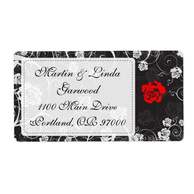 Skymningsändningsetikett (tända), fraktsedel (Framsidan)