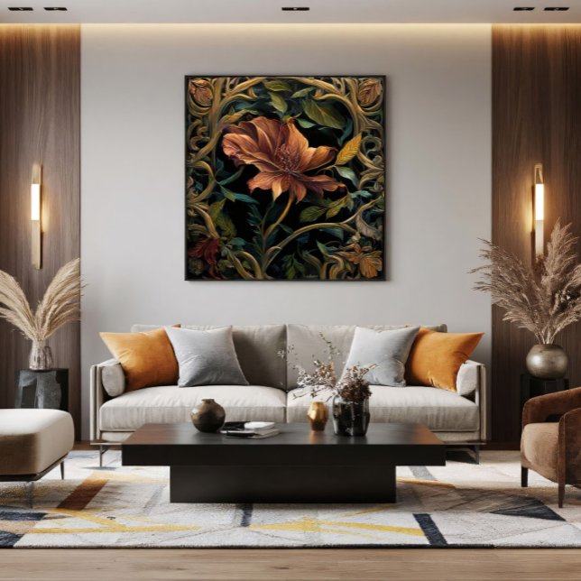 Skymningsblomma Canvastryck (Skapare uppladdad)