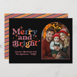 Skymningsdimma Misteltoe Retro Jul Familjefoto Julkort