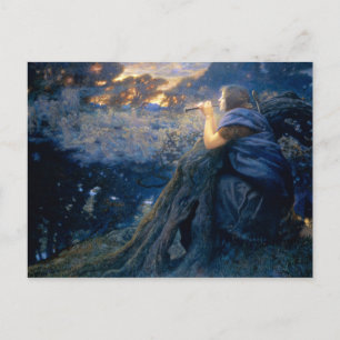 Skymningsfantasier av Edward Robert Hughes Vykort