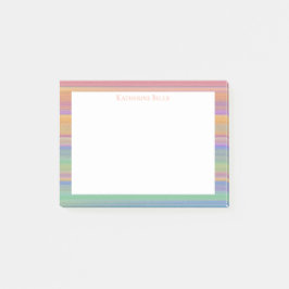 Skymningsutsikt Ljust Färgad Sydvästlig Mönster Post-it Block