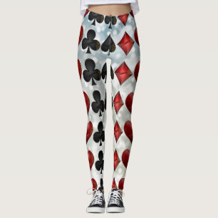 Skymtdesigner som leker damasker för leggings
