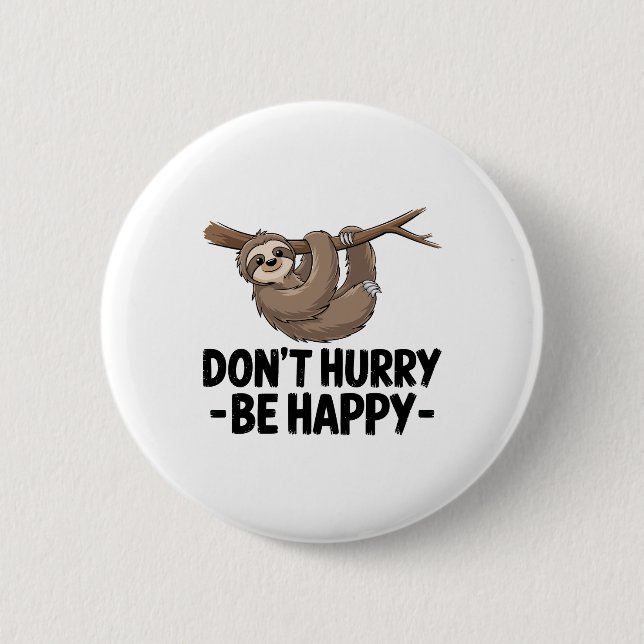 Skynda dig inte till Lycklig Knapp (Framsida)