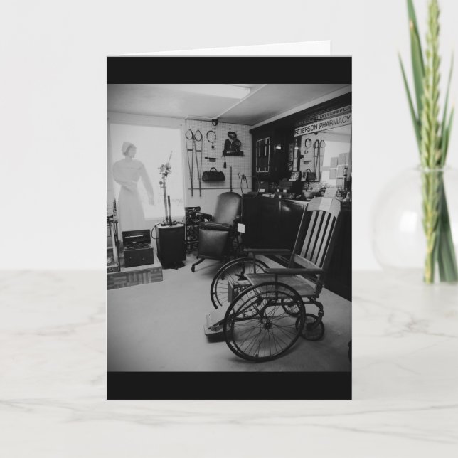 "Skynda långsamt" Kort för att önska god hälsa (Framsida)