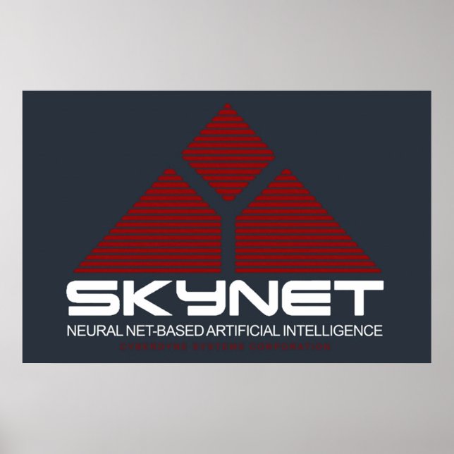 Skynet Logotyp Poster (Framsidan)