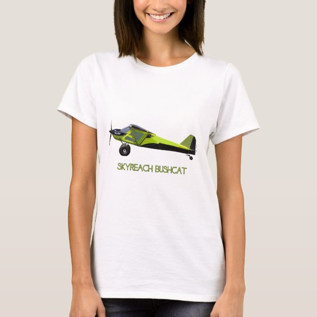Skyreach Bushcat Airplane T Shirt (Framsida)