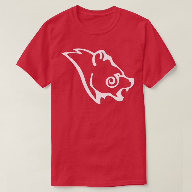 Skyrim Stormcloak Flag Logo T Shirt (Design framsida)