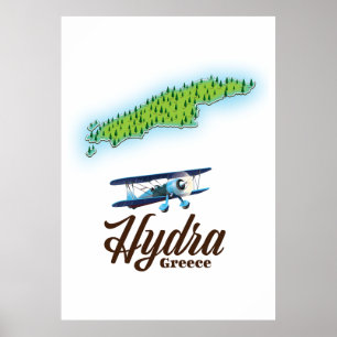 Skyros Greece karta Poster