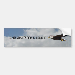 Skys gränsen bildekal