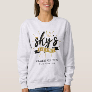 Skys: Klassen Limit Grad från 2022 Studenten Namn T Shirt