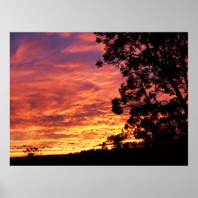 Skyscape Färg Poster (Framsidan)