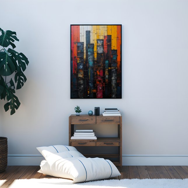 Skyscraper Canvastryck (Skyscrapers Canvas Print)