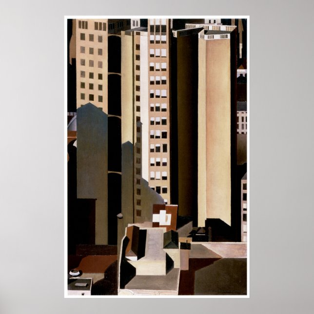 Skyscraper Charles Sheeler Poster (Framsidan)