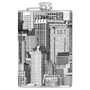 Skyscraper City Isometric Seamless Struktur Fickplunta