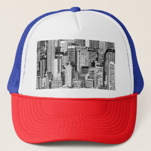 Skyscraper City Isometric Seamless Struktur Keps