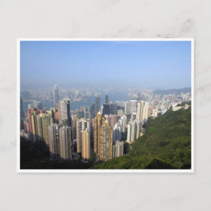 skyscraper hong kong vykort