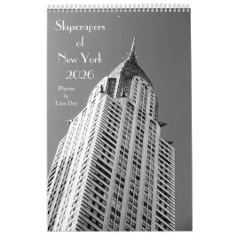 Skyscraper i New York 2026 Calendar Kalender