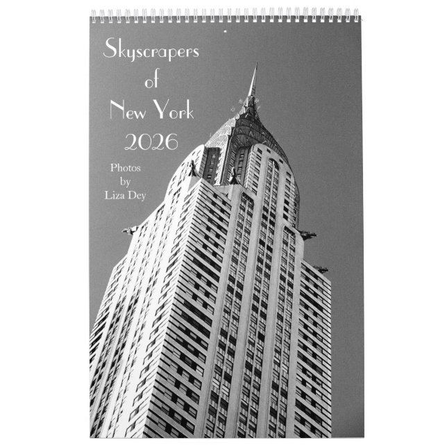 Skyscraper i New York 2026 Calendar Kalender (Omslag)