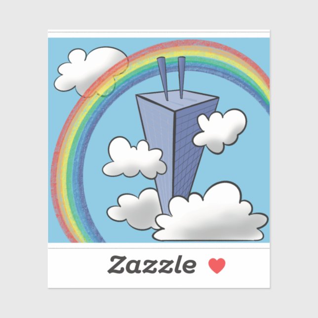 Skyscraper Klistermärken (Ark)