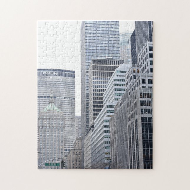Skyscraper Midtown Manhattan New York City Pussel (Vertikal)